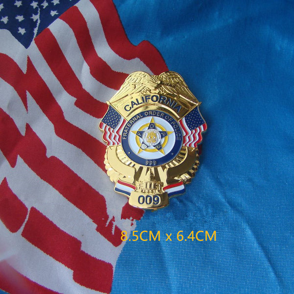 California Fraternal order of police  free shipping - Badgecollection