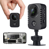 1080P Mini Body Camera HD Video Security Surveillance Recorder Camera Night Vision Motion Activated Small Nanny Cam PIR Cameras - Badgecollection