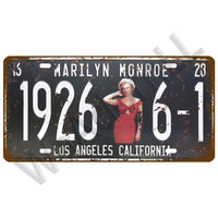 Route 66 Car Bus Number License Plate Wall Art FBI Plaque Metal Vintage Warning Car Number Metal Sign Bar Decor Metalen Borden - Badgecollection
