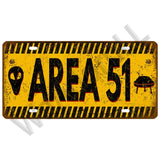 Route 66 Car Bus Number License Plate Wall Art FBI Plaque Metal Vintage Warning Car Number Metal Sign Bar Decor Metalen Borden - Badgecollection