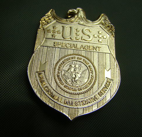 The NCIS metal badge money CLIP/PIN size 6.5x4.5 - Badgecollection