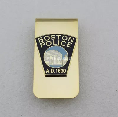 Pin/lapel pin/money clip BOSTON police - Badgecollection