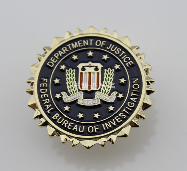 American investigation small badge justice of department//SECRET SERVICE/MARSHAL PIN  free international shipping - Badgecollection