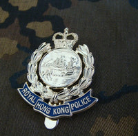 Hong Kong royal insignia HKRP collar badge cockade epaulettes - Badgecollection