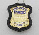 Boston Police Department metal Badge detective\police officer free shipping gold - Badgecollection