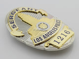  Los Angeles Police Department  LAPD Badge Replic- police officer/captain /sergeant  /detective /chief/ - Badgecollection