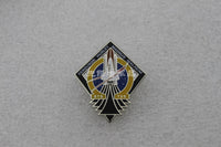 NASA's Atlantis sts-135 space shuttle mission badge Tomorrowland pin/passport commemorative badge/badge - Badgecollection