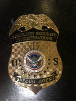Replica Homeland Security Investigations HSI Department of Homeland Security metal insignia souvenir badge - Badgecollection