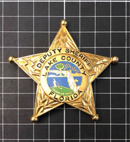 DEPUTY SHERIFF  LAKE COUNTY  florida Collectible Badges - Badgecollection