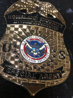 Replica Homeland Security Investigations HSI Department of Homeland Security metal insignia souvenir badge - Badgecollection