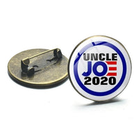 SONGDA New Biden 2020 Brooch Collar Pin Joe Biden Bernie Sanders Badges President Election Supporters Metal Pins Button Jewelry - Badgecollection