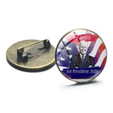 SONGDA New Biden 2020 Brooch Collar Pin Joe Biden Bernie Sanders Badges President Election Supporters Metal Pins Button Jewelry - Badgecollection