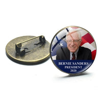 SONGDA New Biden 2020 Brooch Collar Pin Joe Biden Bernie Sanders Badges President Election Supporters Metal Pins Button Jewelry - Badgecollection