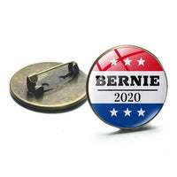 SONGDA New Biden 2020 Brooch Collar Pin Joe Biden Bernie Sanders Badges President Election Supporters Metal Pins Button Jewelry - Badgecollection
