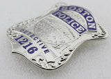 Boston Police Department metal Badge detective\police officer free shipping - Badgecollection