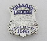 Boston Police Department metal Badge detective\police officer free shipping - Badgecollection